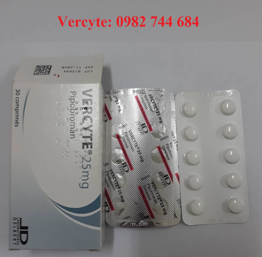 Thuốc Vercyte 25mg điều trị đa hồng cầu