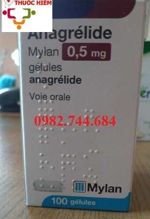 Liều dùng thuốc anagrelide