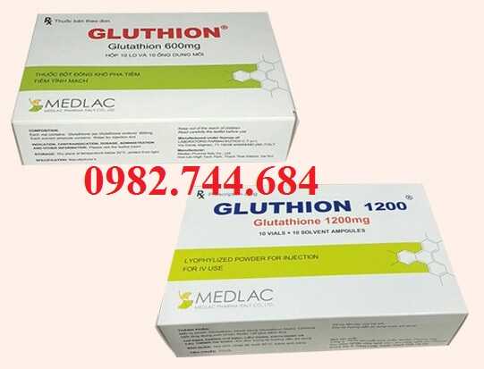 Thuốc gluthion có hàm lượng 600mg và 1200mg 