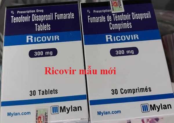 Thuốc Ricovir 300mg hàng công ty mẫu mới