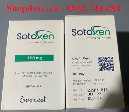 Thuốc Sotoxen 120mg Sotorasib điều trị ung thư phổi