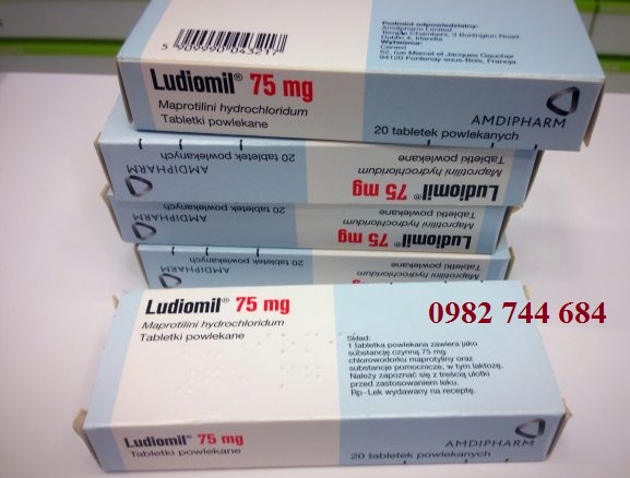Thuốc chống trầm cảm Ludiomil 75mg