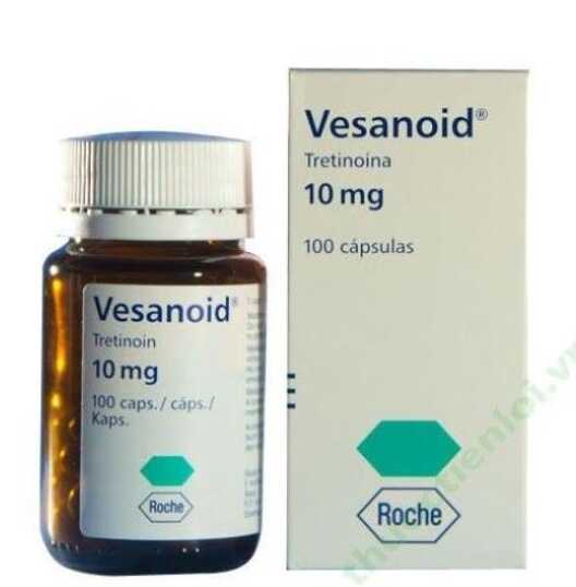 Thuốc Vesanoid tretinoin 10 mg