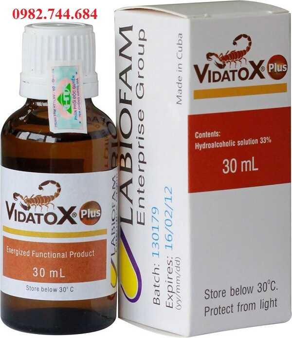 Thuốc Vidatox Plus điều trị ung thư