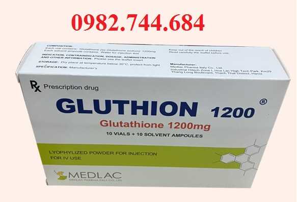 Thuốc tiêm Gluthion 1200 mg tăng cường miễn dịch