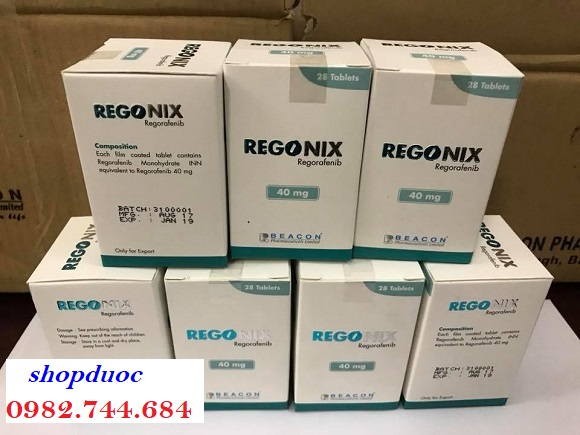Thuốc Regonix 40mg điều trị ung thư trực tràng
