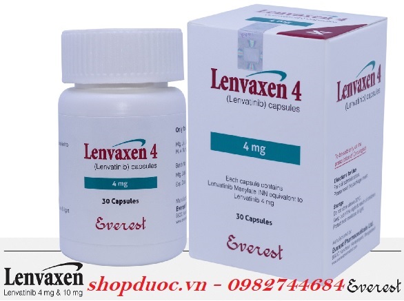Thuốc Lenvaxen 4 mg & 10mg điều trị ung thư gan thận